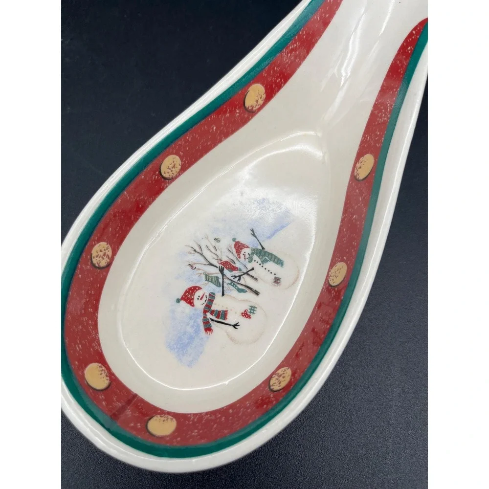 Royal Seasons Snowman Spoon Rest Christmas Spoon Rest